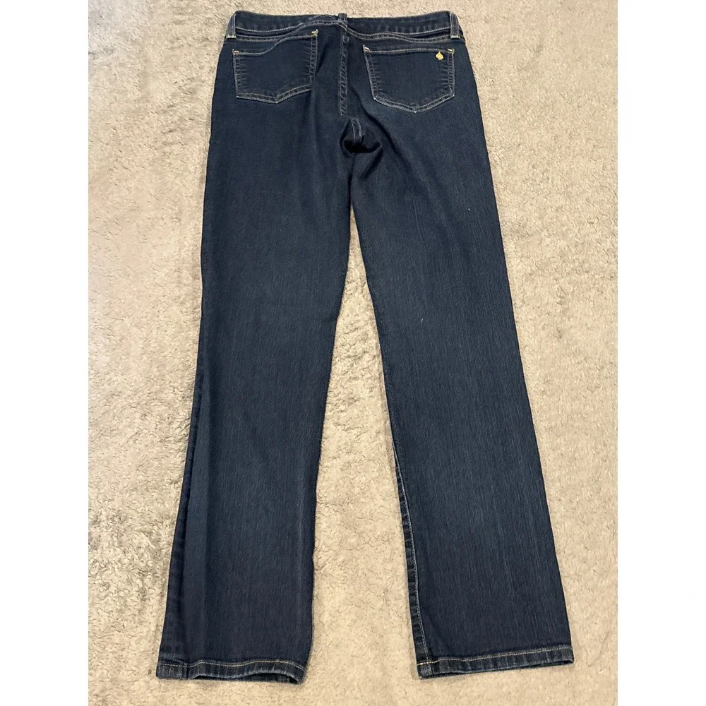 Kate Spade New York Play Hooky Perry Street Dark Wash Straight Leg Jeans Size 28